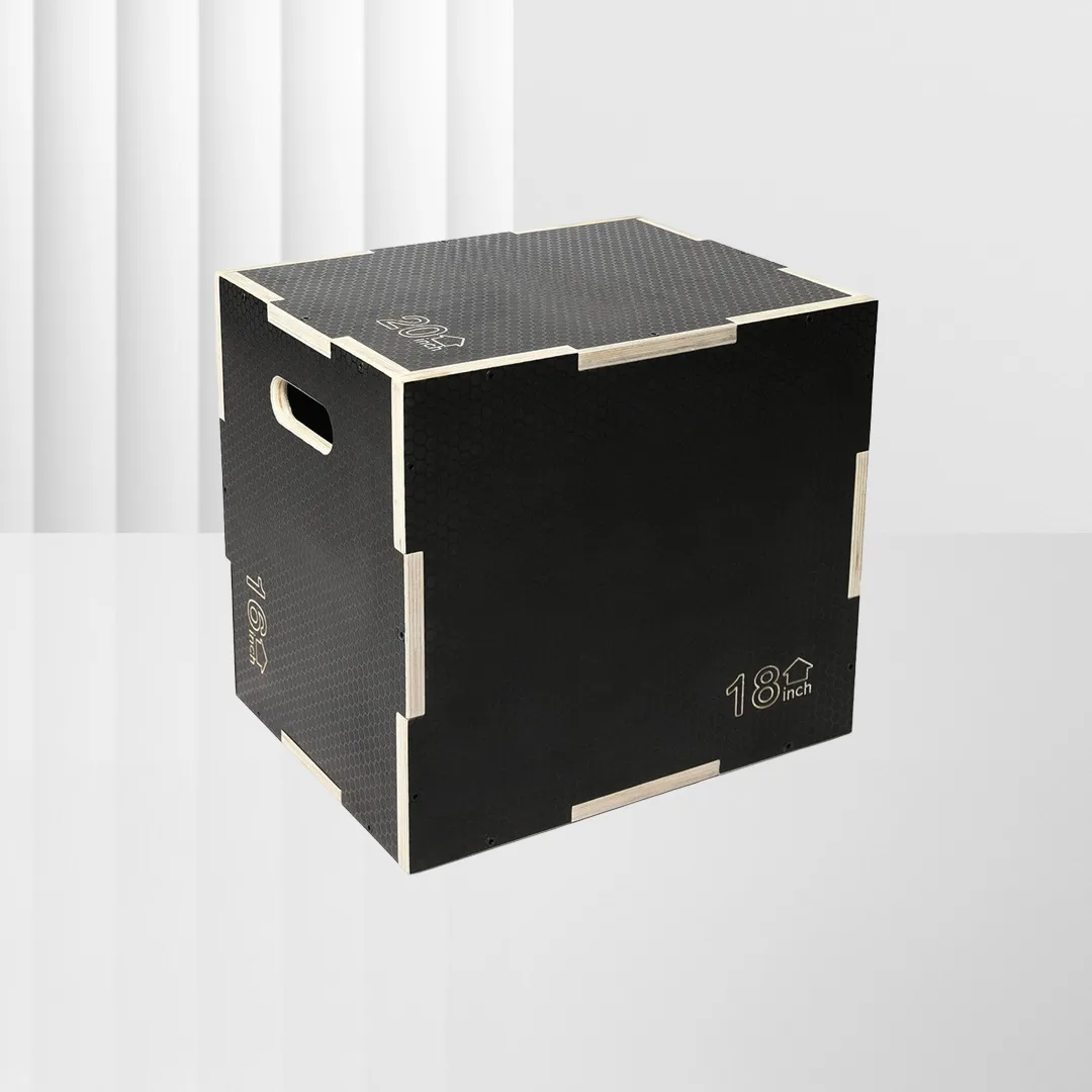 ALIRON Black Wooden Plyo Box