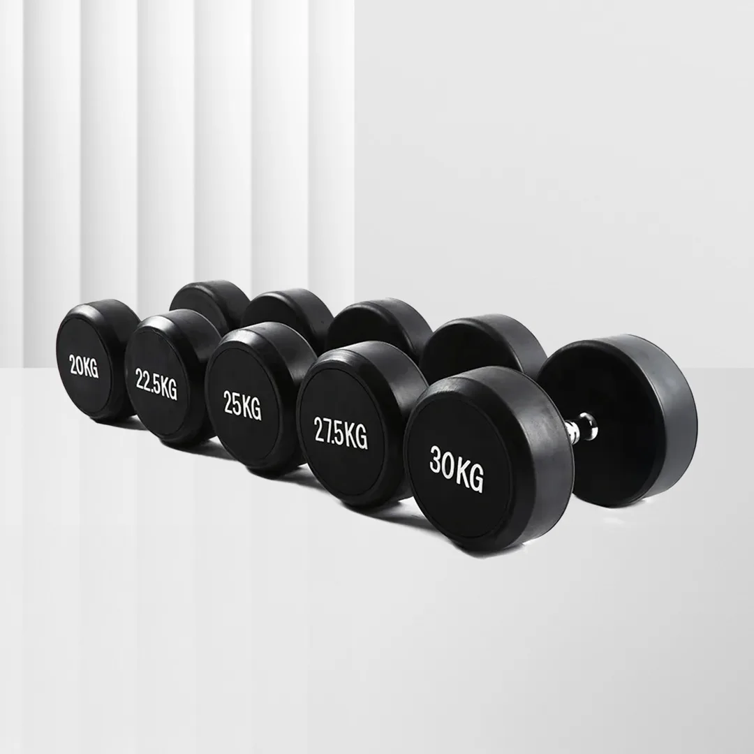 ALIRON Pro-Style Rubber Dumbbell