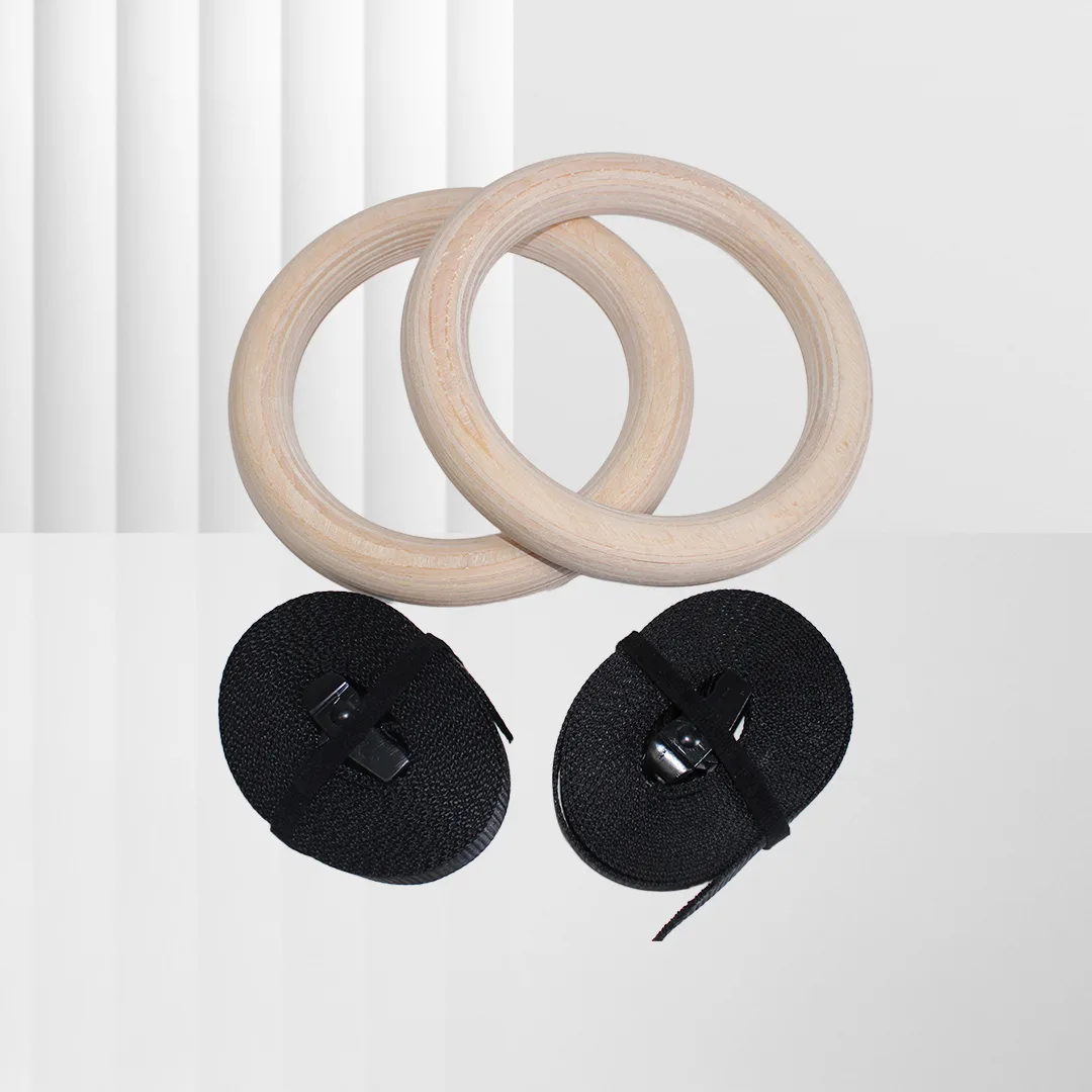 ALIRON Wooden Gymnastic Rings - In Pair