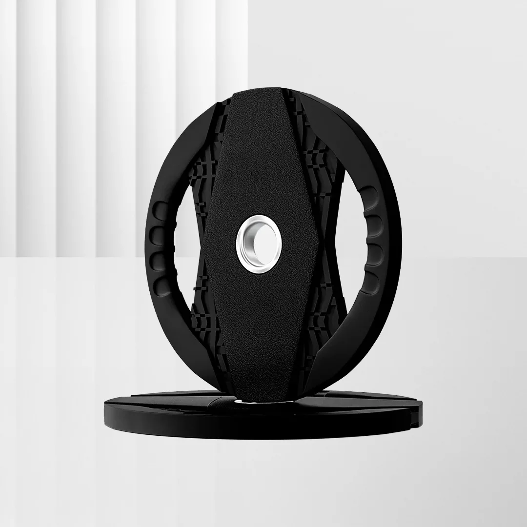 IRONFIT Black Rubber Coated Plate