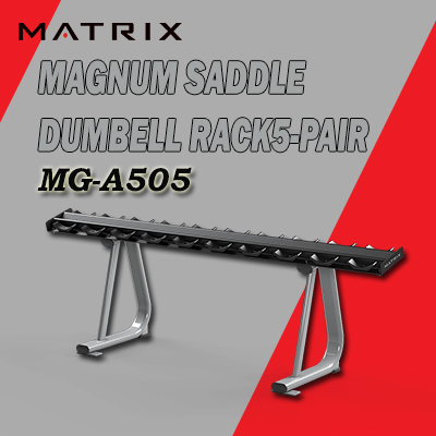 5-Pair Pro-Style Dumbell Rack MATRIX MAGNUM MG-A505