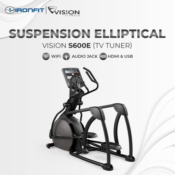 SUSPENSION ELLIPTICAL VISION S600E (TV TUNER)