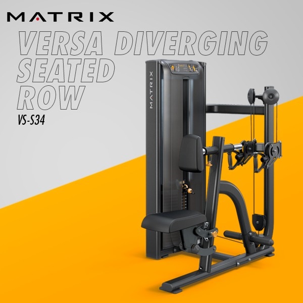 Diverging Seated Row MATRIX VERSA VS-S34