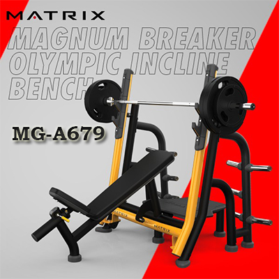 Breaker Olympic Incline Bench Matrix Magnum MG-A679