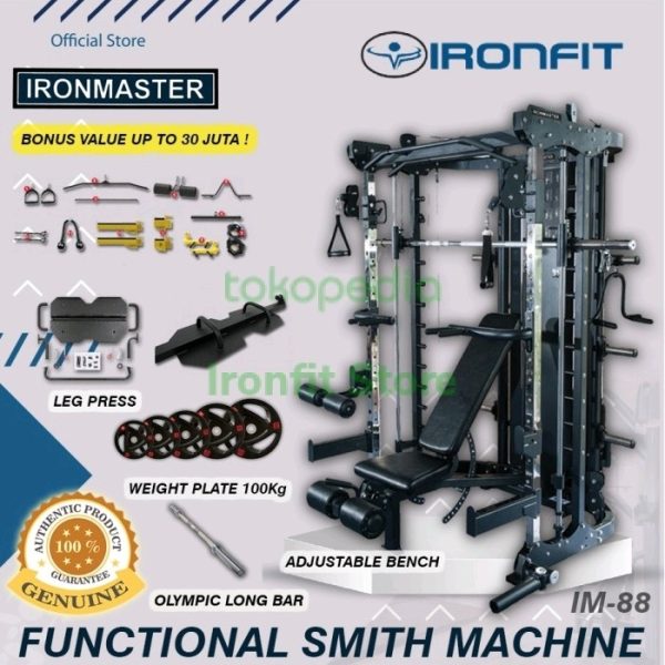 Multi Functional Smith Machine - IRONMASTER