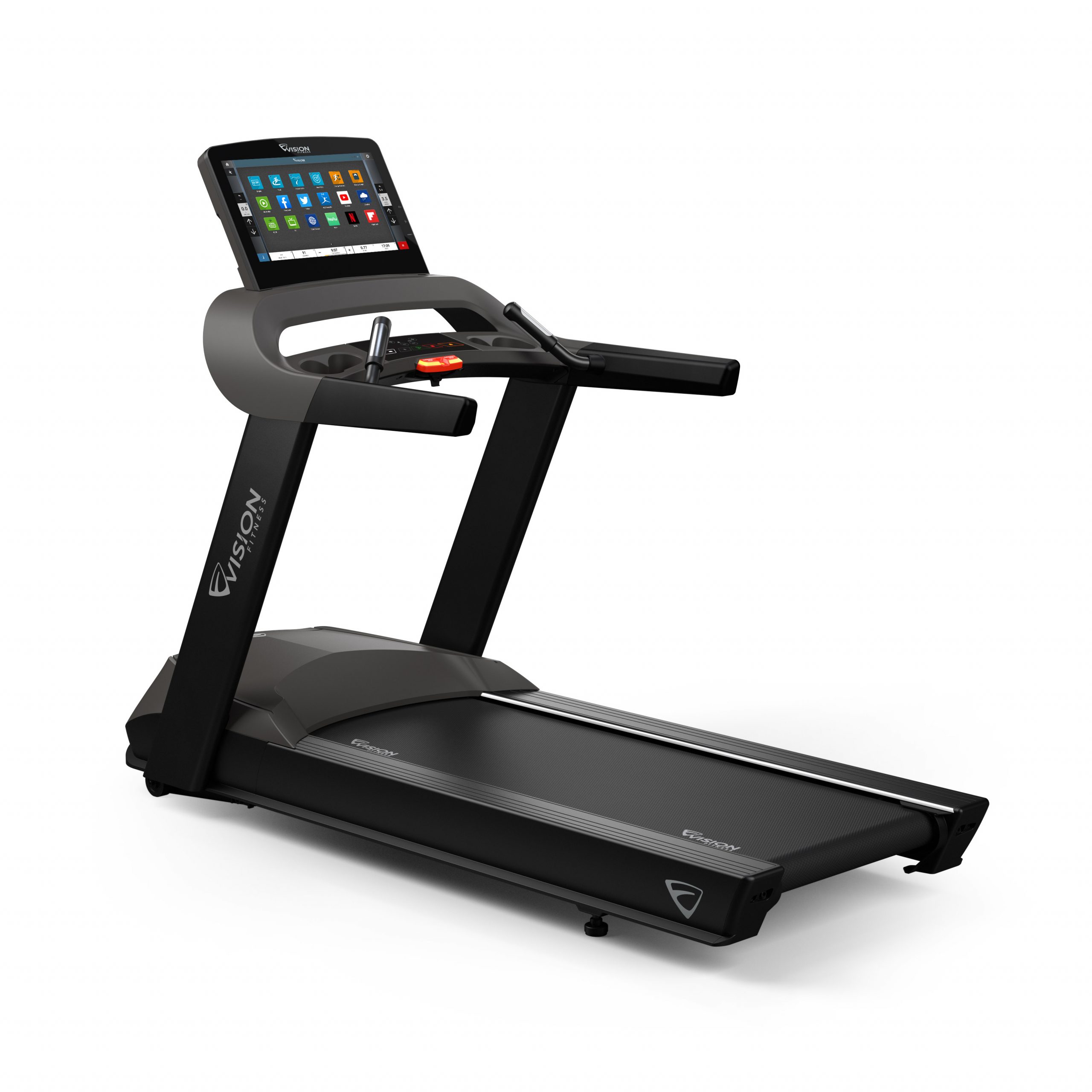 VF21_T600E-treadmill_TOUCH_Matte-Blk-APPS_hero-scaled